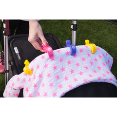 All4Ella Pram Pegs - Green