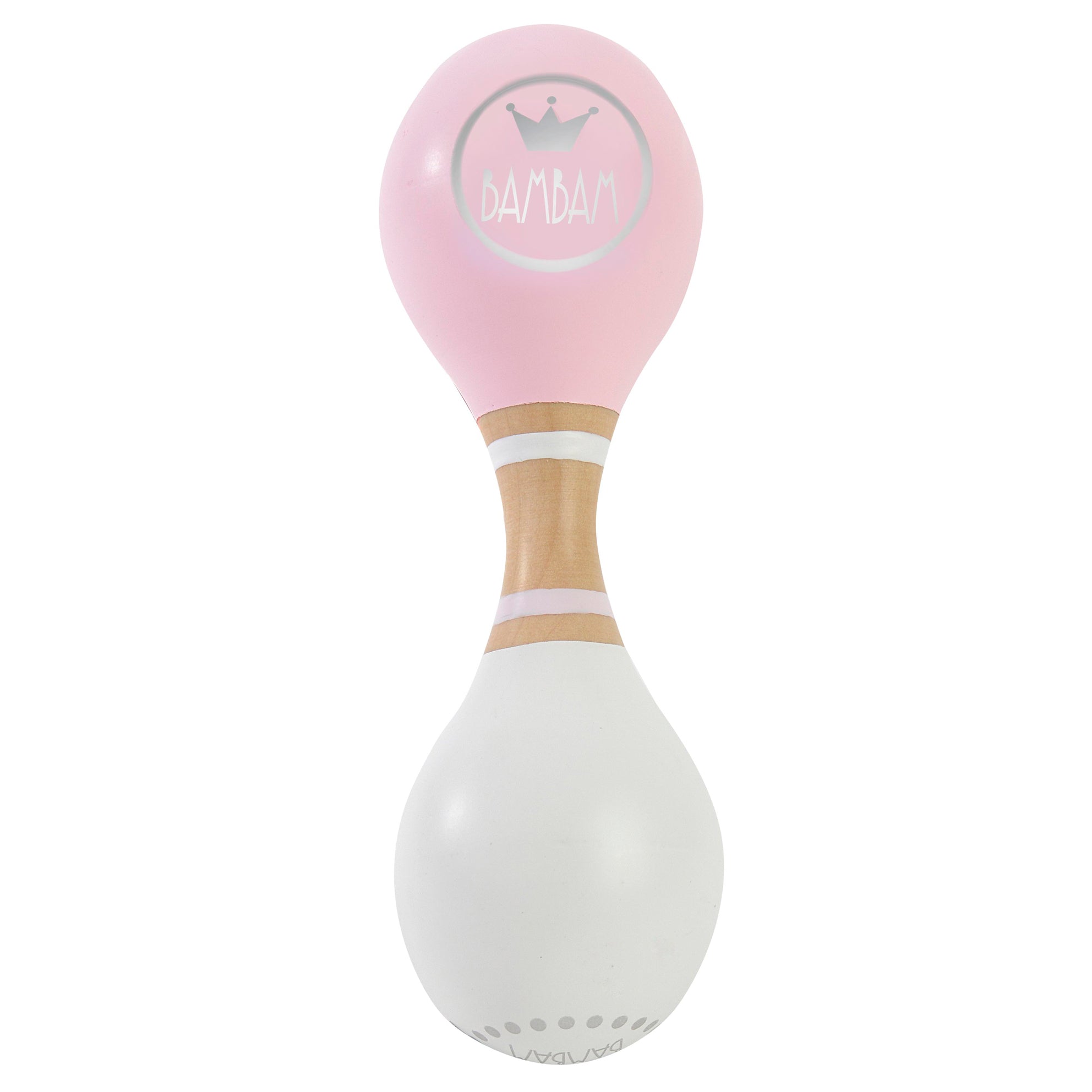 BAMBAM Wooden Maracas - Pink