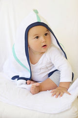 Bubs for Babes Hooded Baby Towel Blue 2