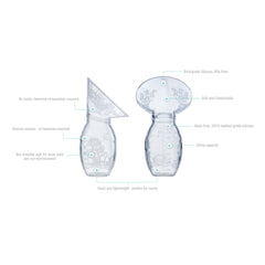 Moooka Hands-Free Breast Pump, Lid, Base & Stopper