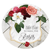 Roses - 300x300 Round Decorative Board