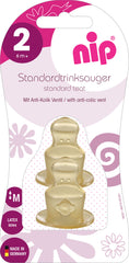 Nip Latex Orthodontic Teat (2 pack)